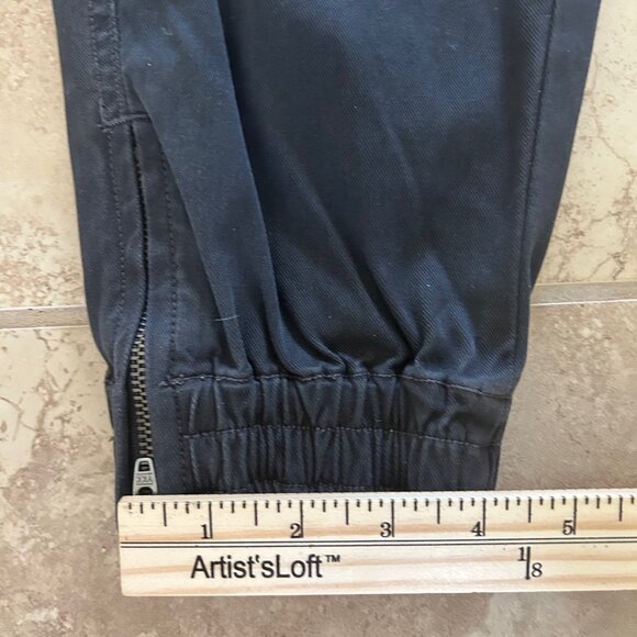 Spanx Twill Cargo Jogger Women’s SZLarge Washed Black Casual Outdoor Pants - Picture 8 of 9